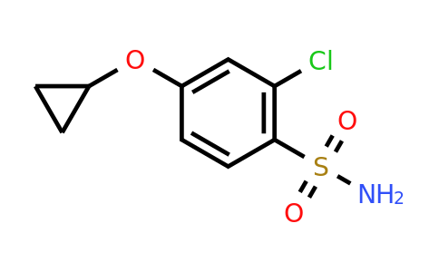 CAS 1243372-55-5 | 2-Chloro-4-cyclopropoxybenzenesulfonamide
