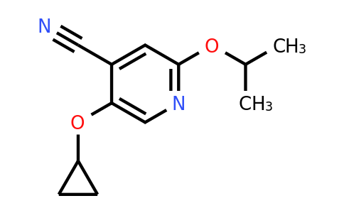 CAS 1243372-56-6 | 5-Cyclopropoxy-2-isopropoxyisonicotinonitrile
