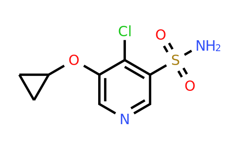 CAS 1243372-60-2 | 4-Chloro-5-cyclopropoxypyridine-3-sulfonamide
