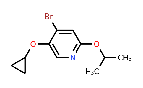 CAS 1243372-61-3 | 4-Bromo-5-cyclopropoxy-2-isopropoxypyridine