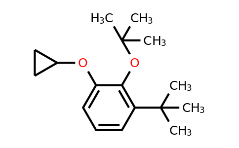 CAS 1243372-62-4 | 2-Tert-butoxy-1-tert-butyl-3-cyclopropoxybenzene