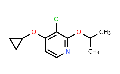 CAS 1243372-70-4 | 3-Chloro-4-cyclopropoxy-2-isopropoxypyridine