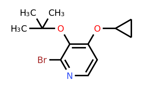 CAS 1243372-80-6 | 2-Bromo-3-tert-butoxy-4-cyclopropoxypyridine