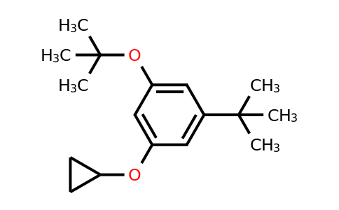 CAS 1243372-87-3 | 1-Tert-butoxy-3-tert-butyl-5-cyclopropoxybenzene