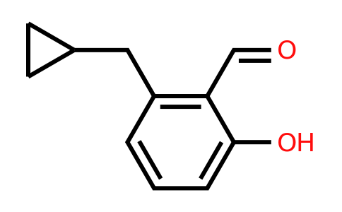 CAS 1243372-89-5 | 2-(Cyclopropylmethyl)-6-hydroxybenzaldehyde