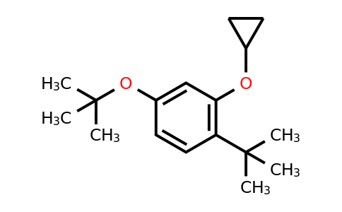 CAS 1243373-00-3 | 4-Tert-butoxy-1-tert-butyl-2-cyclopropoxybenzene