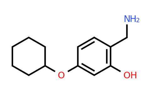 CAS 1243373-03-6 | 2-(Aminomethyl)-5-(cyclohexyloxy)phenol