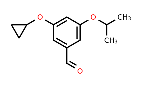 CAS 1243373-13-8 | 3-Cyclopropoxy-5-isopropoxybenzaldehyde