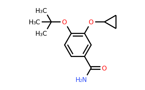 CAS 1243373-30-9 | 4-Tert-butoxy-3-cyclopropoxybenzamide