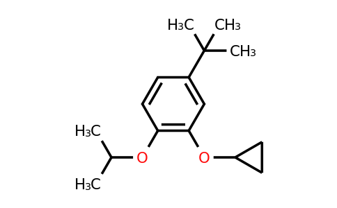 CAS 1243373-32-1 | 4-Tert-butyl-2-cyclopropoxy-1-(propan-2-yloxy)benzene