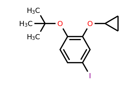 CAS 1243373-35-4 | 1-Tert-butoxy-2-cyclopropoxy-4-iodobenzene