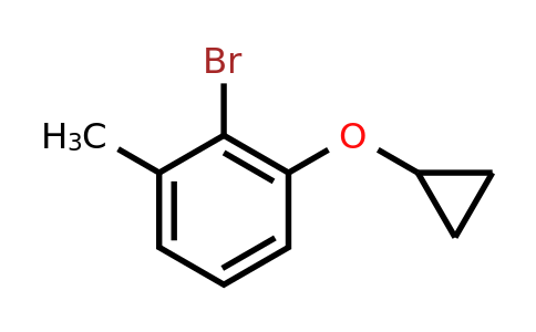 CAS 1243373-40-1 | 2-Bromo-1-cyclopropoxy-3-methylbenzene