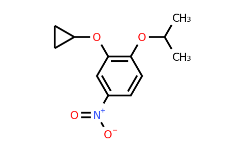 CAS 1243373-43-4 | 2-Cyclopropoxy-1-isopropoxy-4-nitrobenzene