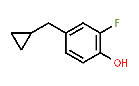 CAS 1243373-44-5 | 4-(Cyclopropylmethyl)-2-fluorophenol