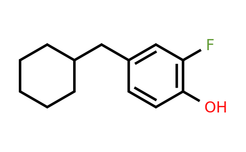 CAS 1243373-50-3 | 4-(Cyclohexylmethyl)-2-fluorophenol