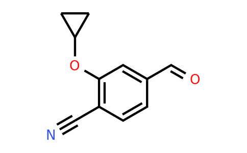 CAS 1243373-51-4 | 2-Cyclopropoxy-4-formylbenzonitrile