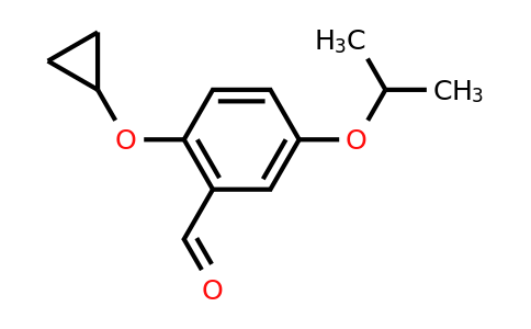 CAS 1243373-52-5 | 2-Cyclopropoxy-5-isopropoxybenzaldehyde