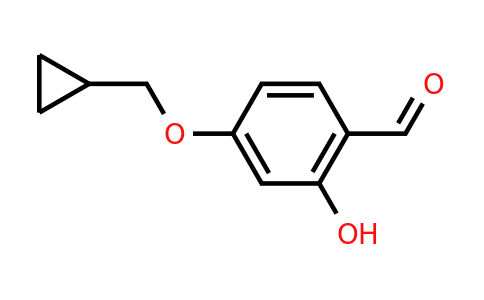 CAS 1243373-53-6 | 4-(Cyclopropylmethoxy)-2-hydroxybenzaldehyde