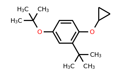 CAS 1243373-54-7 | 4-Tert-butoxy-2-tert-butyl-1-cyclopropoxybenzene