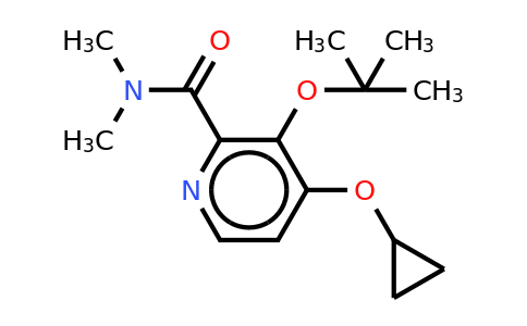CAS 1243373-57-0 | 3-Tert-butoxy-4-cyclopropoxy-N,n-dimethylpicolinamide