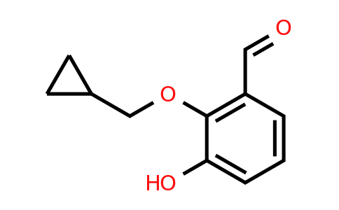 CAS 1243373-61-6 | 2-(Cyclopropylmethoxy)-3-hydroxybenzaldehyde