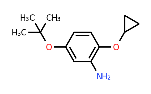 CAS 1243373-65-0 | 5-Tert-butoxy-2-cyclopropoxyaniline