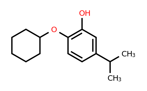 CAS 1243373-72-9 | 2-(Cyclohexyloxy)-5-isopropylphenol