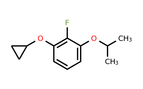 CAS 1243373-74-1 | 1-Cyclopropoxy-2-fluoro-3-isopropoxybenzene