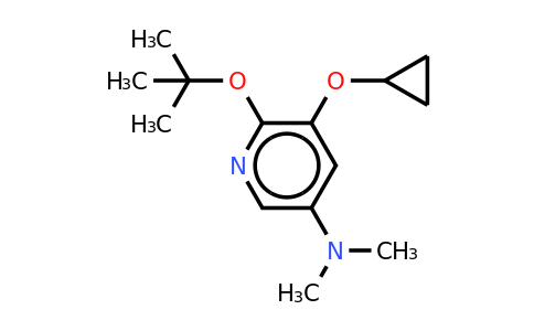 CAS 1243373-76-3 | 6-Tert-butoxy-5-cyclopropoxy-N,n-dimethylpyridin-3-amine