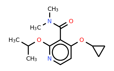 CAS 1243373-85-4 | 4-Cyclopropoxy-2-isopropoxy-N,n-dimethylnicotinamide