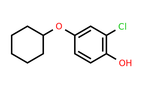 CAS 1243373-86-5 | 2-Chloro-4-(cyclohexyloxy)phenol