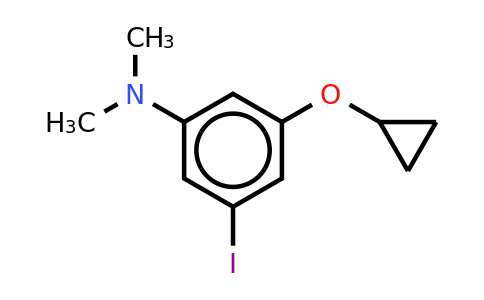 CAS 1243373-91-2 | 3-Cyclopropoxy-5-iodo-N,n-dimethylaniline