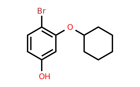 CAS 1243373-92-3 | 4-Bromo-3-(cyclohexyloxy)phenol