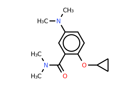 CAS 1243374-00-6 | 2-Cyclopropoxy-5-(dimethylamino)-N,n-dimethylbenzamide
