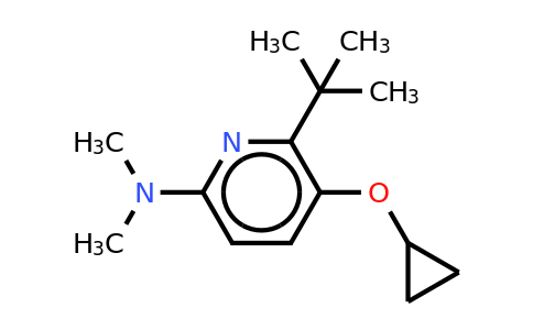 CAS 1243374-04-0 | 6-Tert-butyl-5-cyclopropoxy-N,n-dimethylpyridin-2-amine
