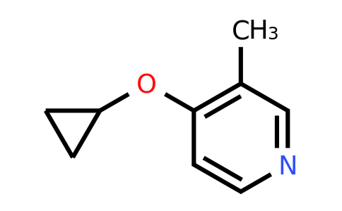 CAS 1243374-12-0 | 4-Cyclopropoxy-3-methylpyridine
