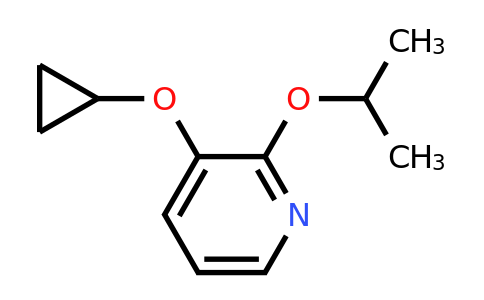 CAS 1243374-13-1 | 3-Cyclopropoxy-2-(propan-2-yloxy)pyridine