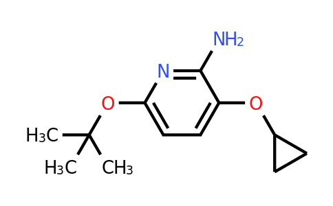 CAS 1243374-15-3 | 6-Tert-butoxy-3-cyclopropoxypyridin-2-amine