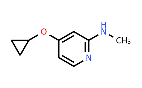 CAS 1243374-20-0 | 4-Cyclopropoxy-N-methylpyridin-2-amine