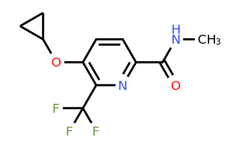 CAS 1243374-22-2 | 5-Cyclopropoxy-N-methyl-6-(trifluoromethyl)picolinamide