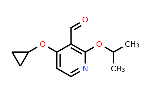CAS 1243374-23-3 | 4-Cyclopropoxy-2-isopropoxynicotinaldehyde