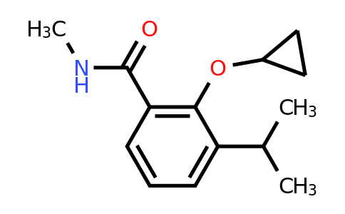 CAS 1243374-28-8 | 2-Cyclopropoxy-3-isopropyl-N-methylbenzamide