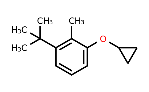 CAS 1243374-30-2 | 1-Tert-butyl-3-cyclopropoxy-2-methylbenzene