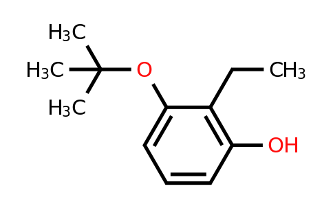 CAS 1243374-34-6 | 3-(Tert-butoxy)-2-ethylphenol