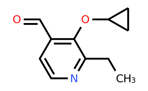 CAS 1243374-38-0 | 3-Cyclopropoxy-2-ethylisonicotinaldehyde