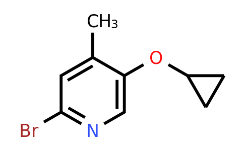 CAS 1243374-40-4 | 2-Bromo-5-cyclopropoxy-4-methylpyridine
