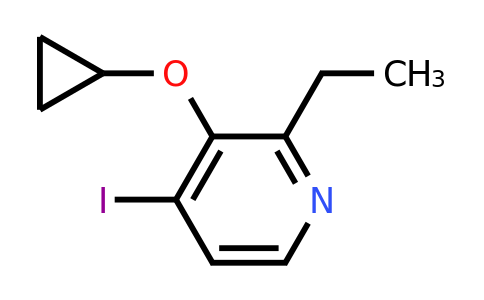 CAS 1243374-42-6 | 3-Cyclopropoxy-2-ethyl-4-iodopyridine