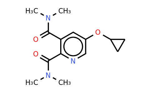 CAS 1243374-45-9 | 5-Cyclopropoxy-N2,N2,N3,N3-tetramethylpyridine-2,3-dicarboxamide