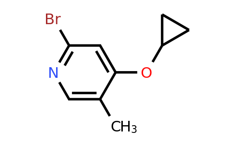 CAS 1243374-47-1 | 2-Bromo-4-cyclopropoxy-5-methylpyridine