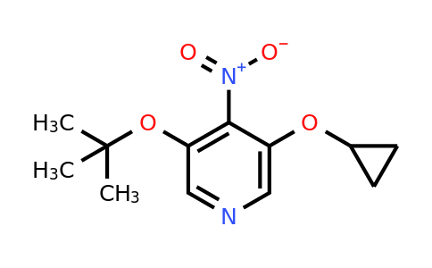 CAS 1243374-48-2 | 3-Tert-butoxy-5-cyclopropoxy-4-nitropyridine